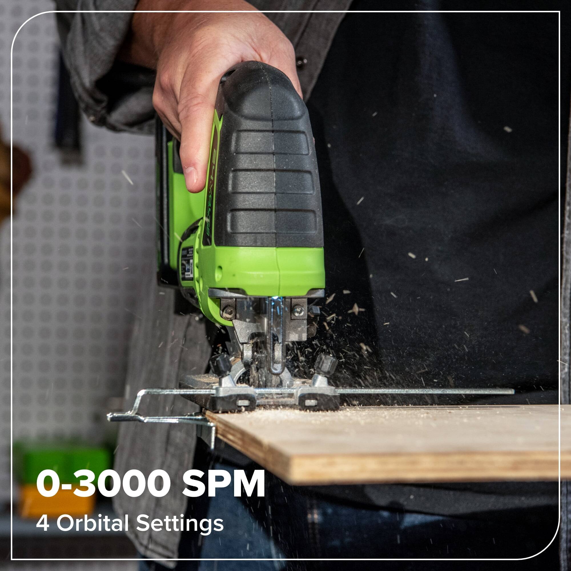 0-3000 SPM  
4 Orbital Settings