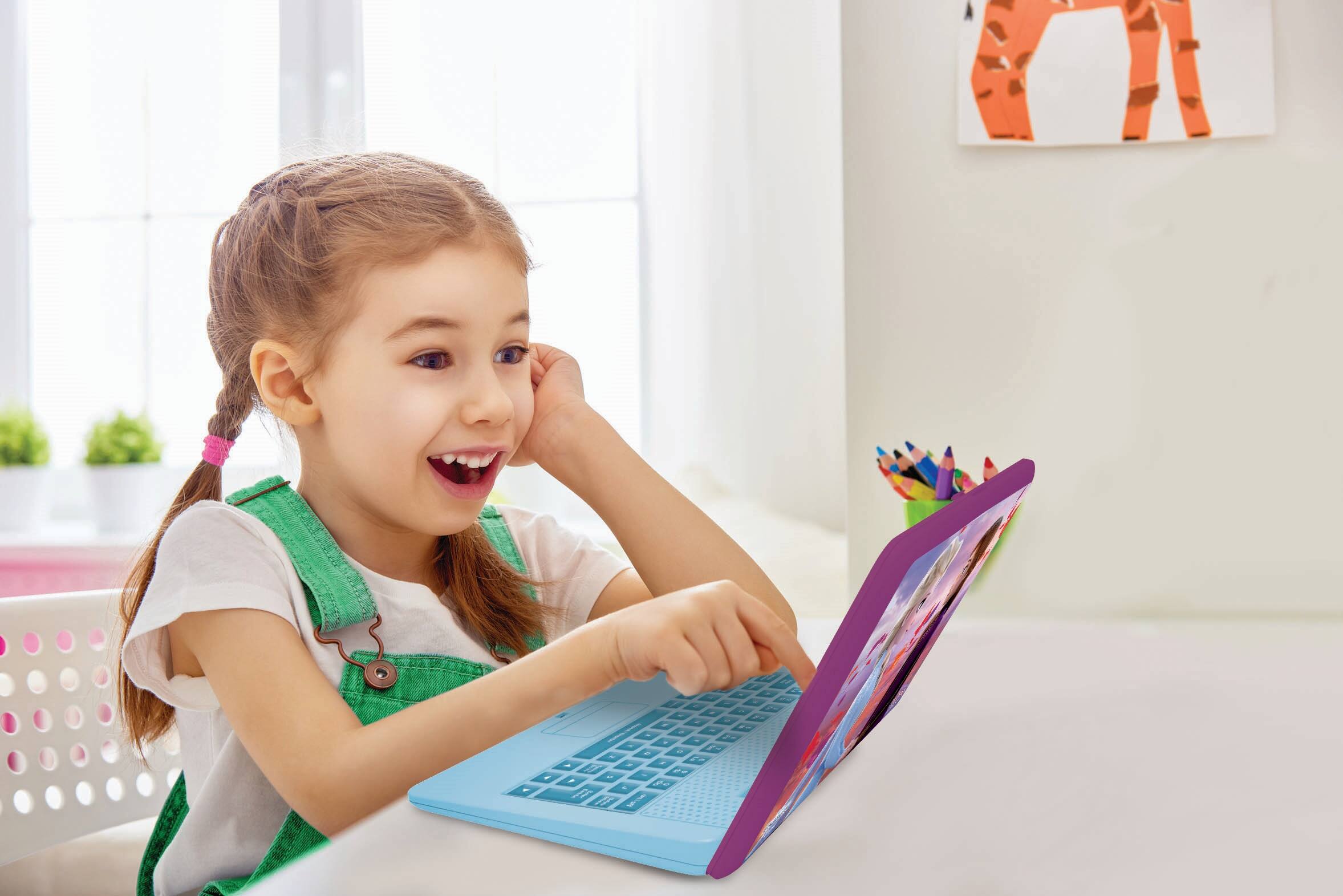 Alt View 7. Lexibook - Disney Frozen Bilingual Talking Educational Laptop – 124 Activities.