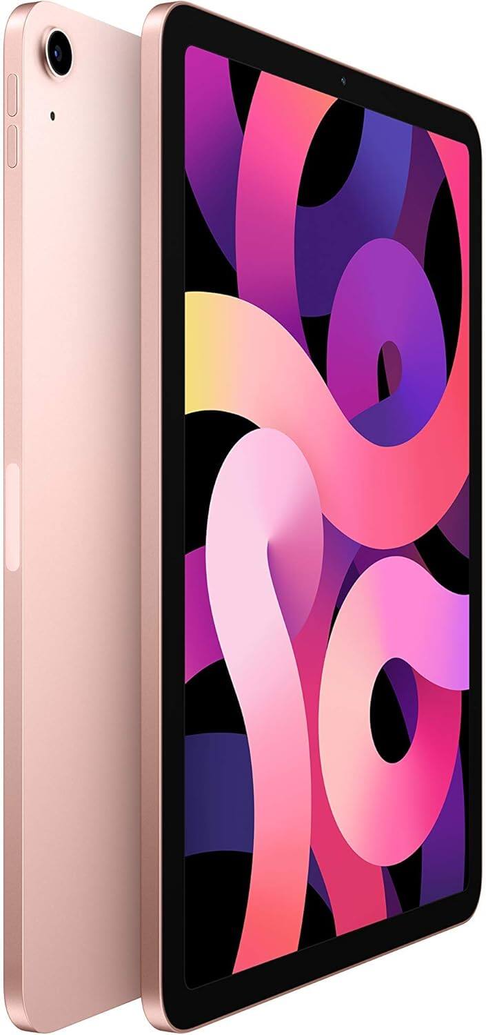 Angle. Apple - Apple - Certified Refurbished 10.9-Inch iPad Air (4th Generation) Wi-Fi - 256GB - Rose Gold - Rose Gold.
