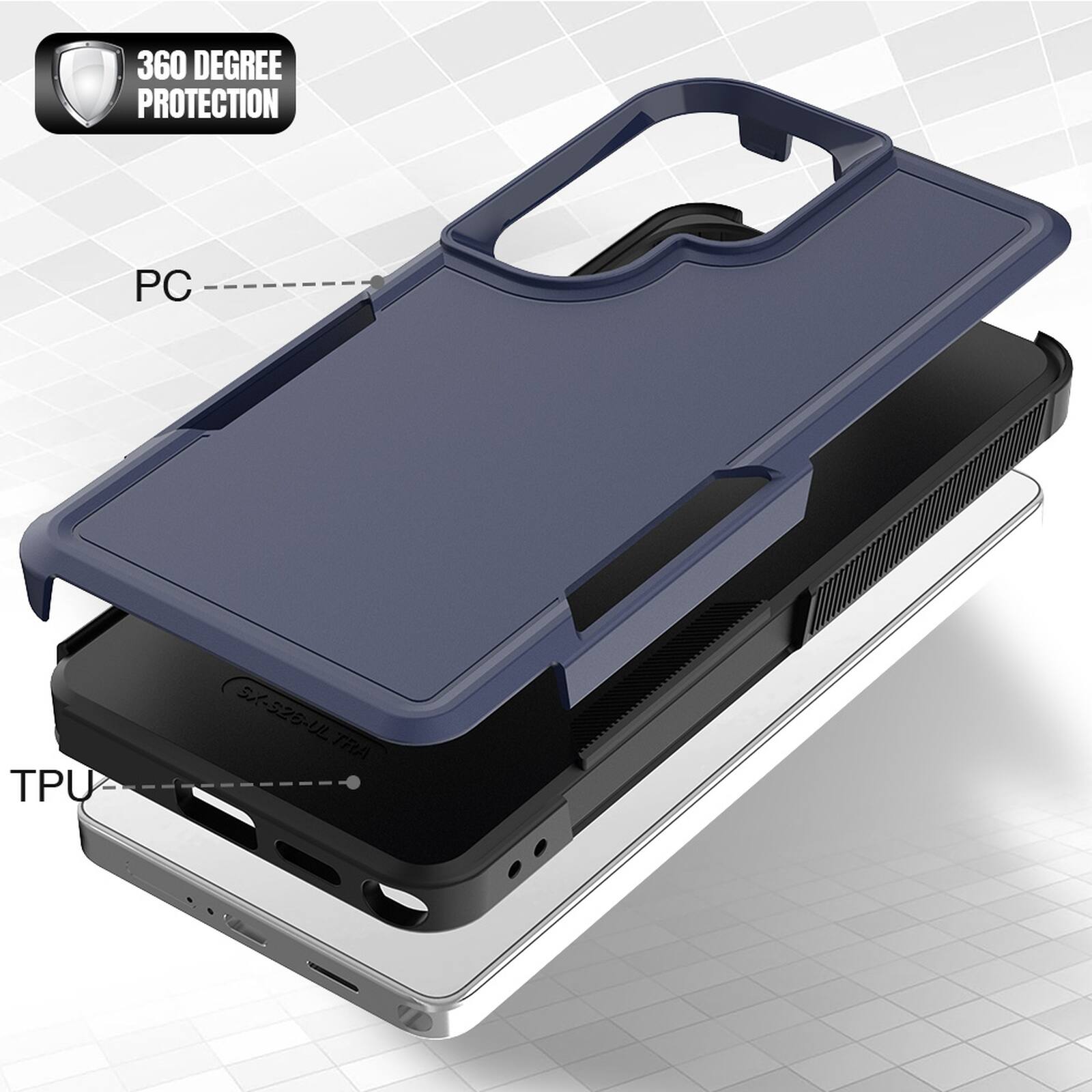 360 DEGREE PROTECTION

PC

TPU

SX-526-ULTRA