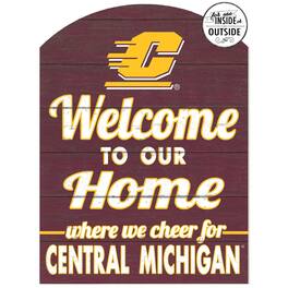Jardine - Central Michigan Chippewas 16'' x 22'' Indoor/Outdoor Marquee Sign - Maroon