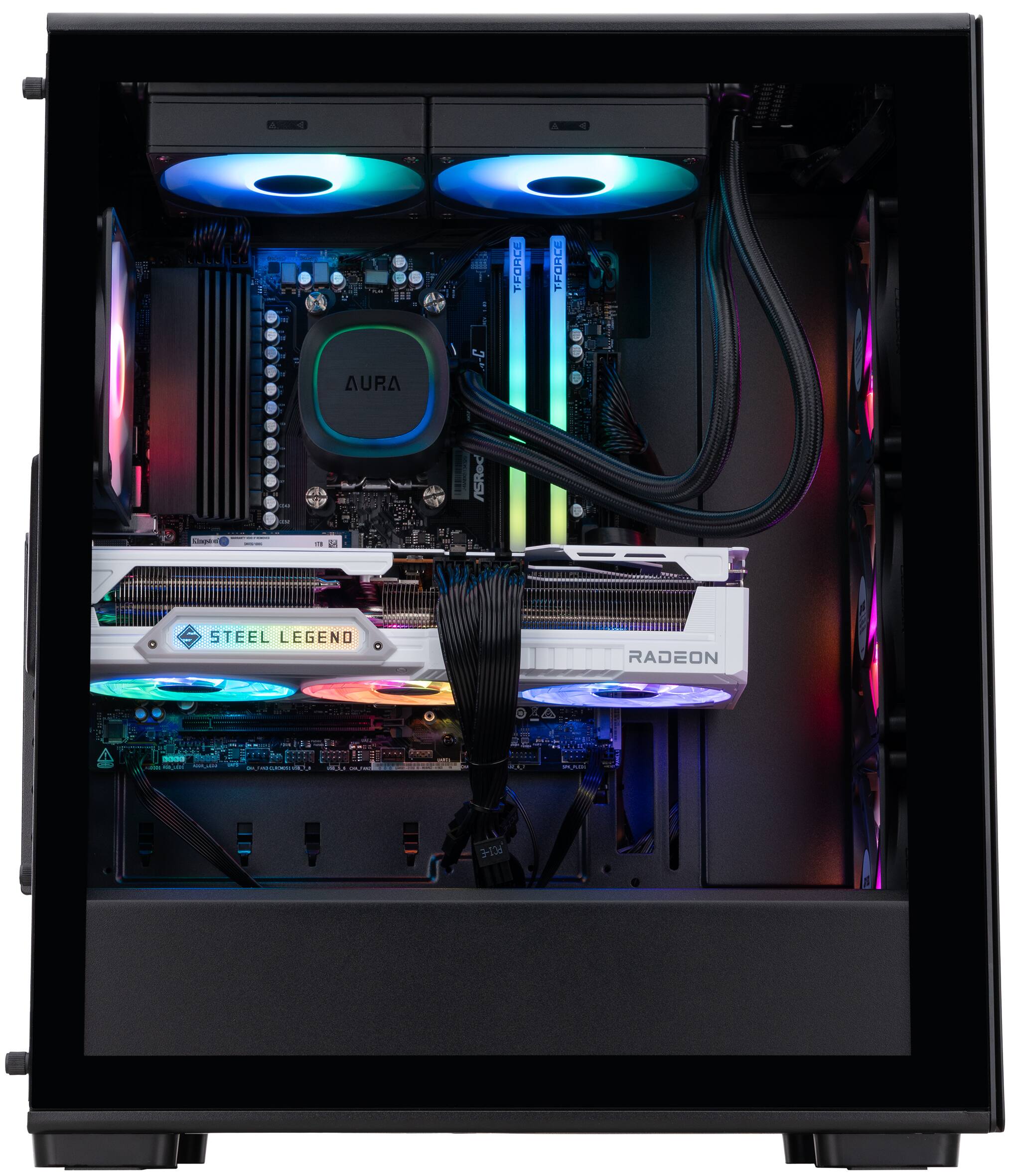 Sure, here is the corrected and grouped text from the image:

- **TFORCE AURA**
- **STEEL LEGEND**
- **RADEON**
- **ICH-E**