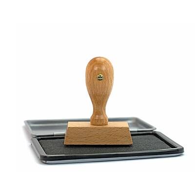 Alt View 2. Carter's - Carter's Micropore Felt Stamp Pad, 2.75" x 4.27", Black Ink (21281) - Black.