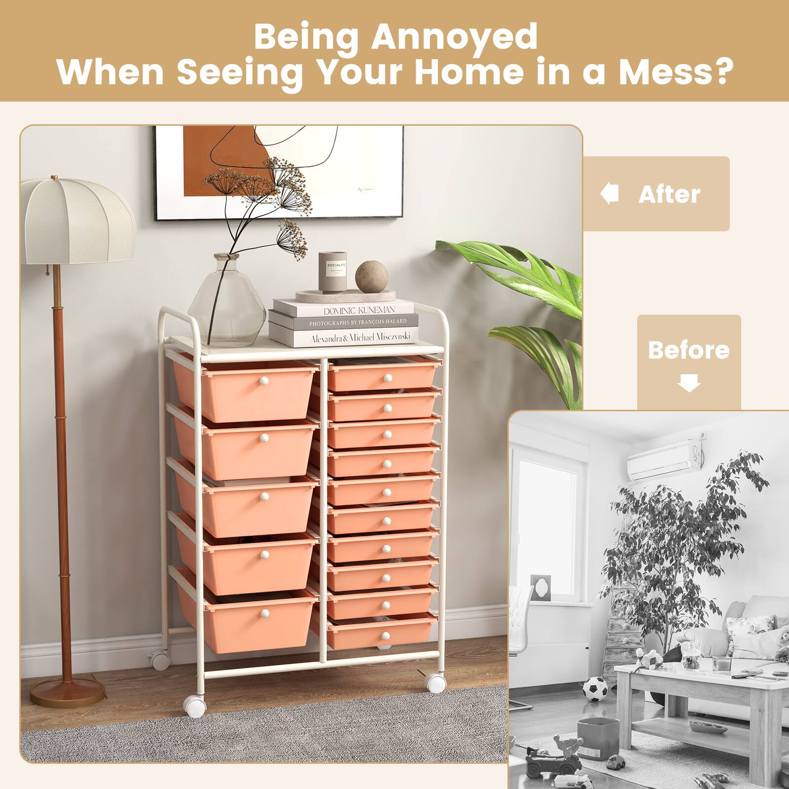 Being Annoyed When Seeing Your Home in a Mess?

After

Before