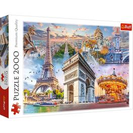 Trefl - Red Weekend in Paris 2000 Piece Puzzle