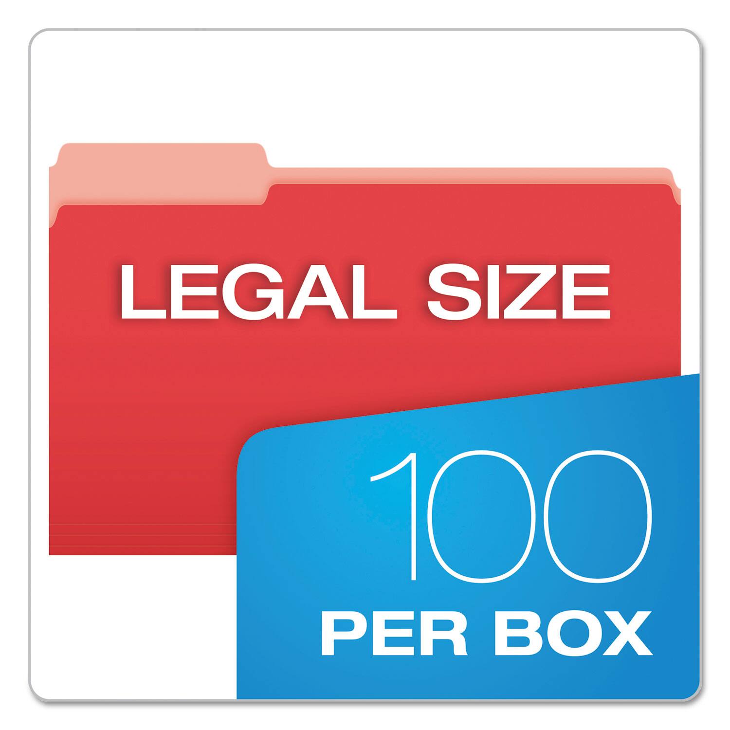 LEGAL SIZE  
100 PER BOX