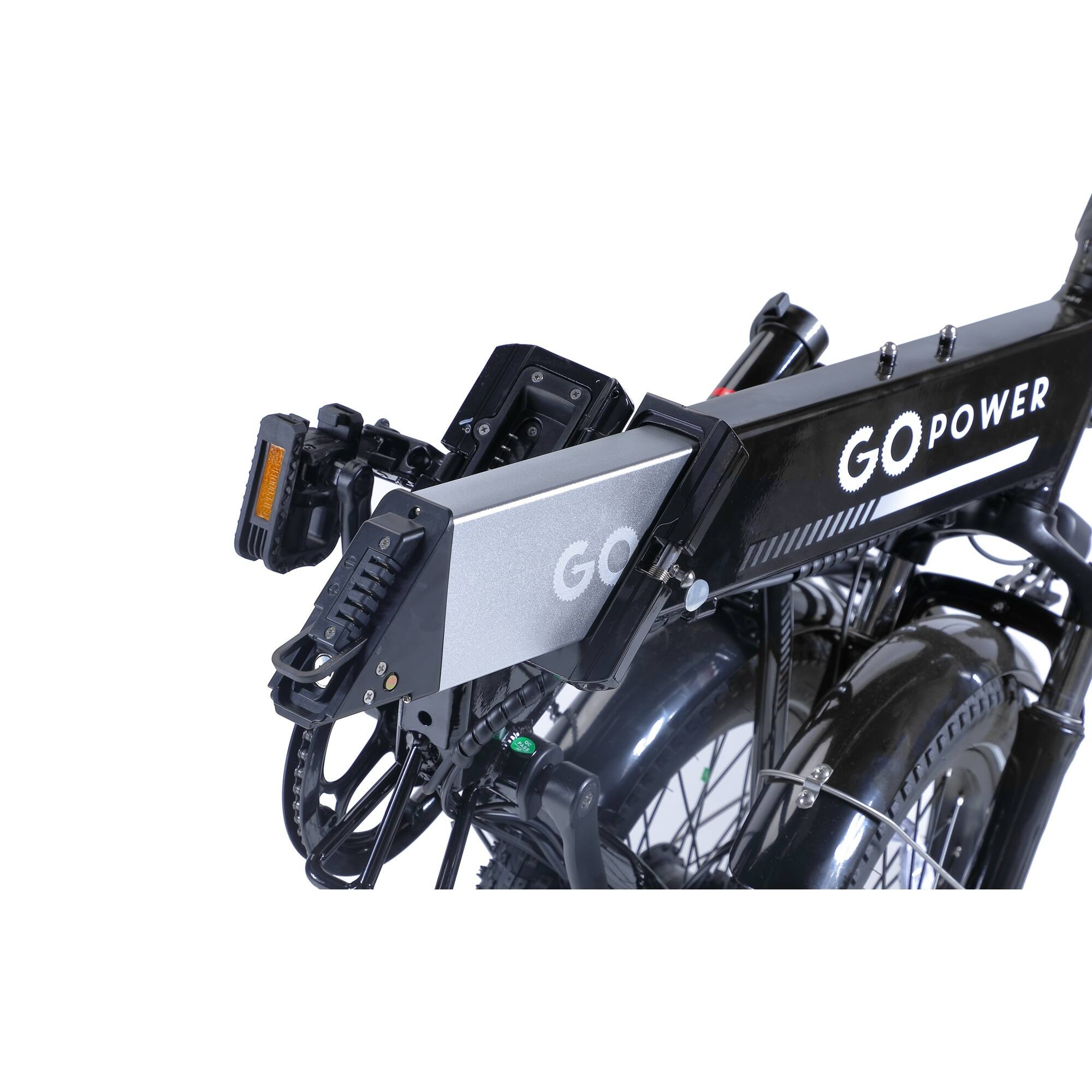 GoPowerBike GoCurv Folding Electric Bike 20MPH Max Speed & 750W