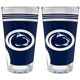 Great American Products - Penn State Nittany Lions Two-Piece 16oz. Pint Glass Set - Multicolor
