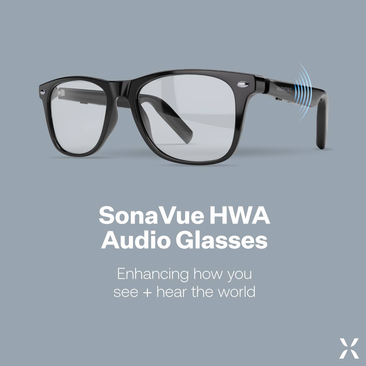 HARMONIA SonaVue HWA Audio Glasses Enhancing how you see + hear the world