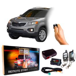 MPC - 2-Way LCD Remote Start/Entry Kit With T-Harness For 2010-2013 Kia Sorento - Black