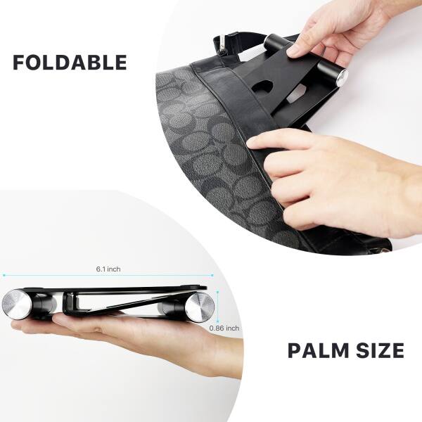 FOLDABLE, PALM SIZE, 6.1 inch, 0.86 inch