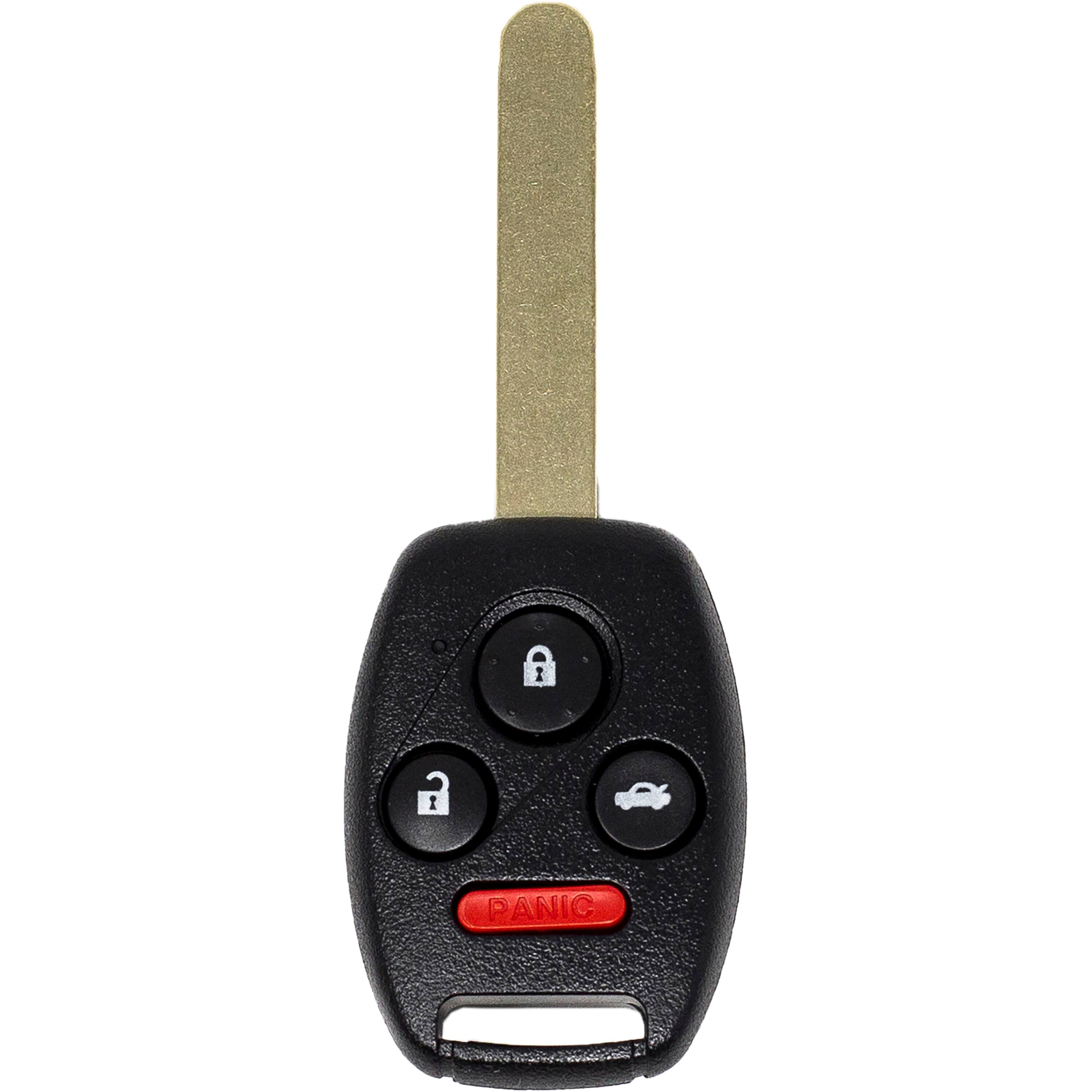 Back. Car Keys Express - Car Keys Express Honda Simple Key - 4 Button Remote and Key Combo with Trunk and programming device - Black.