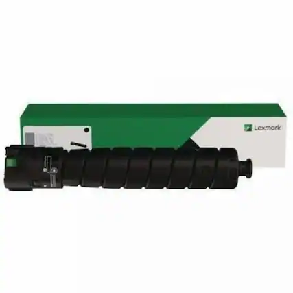 Front. Lexmark - Lexmark Unison Original Laser Toner Cartridge - Black - 1 Each - 45000 Pages - Black.
