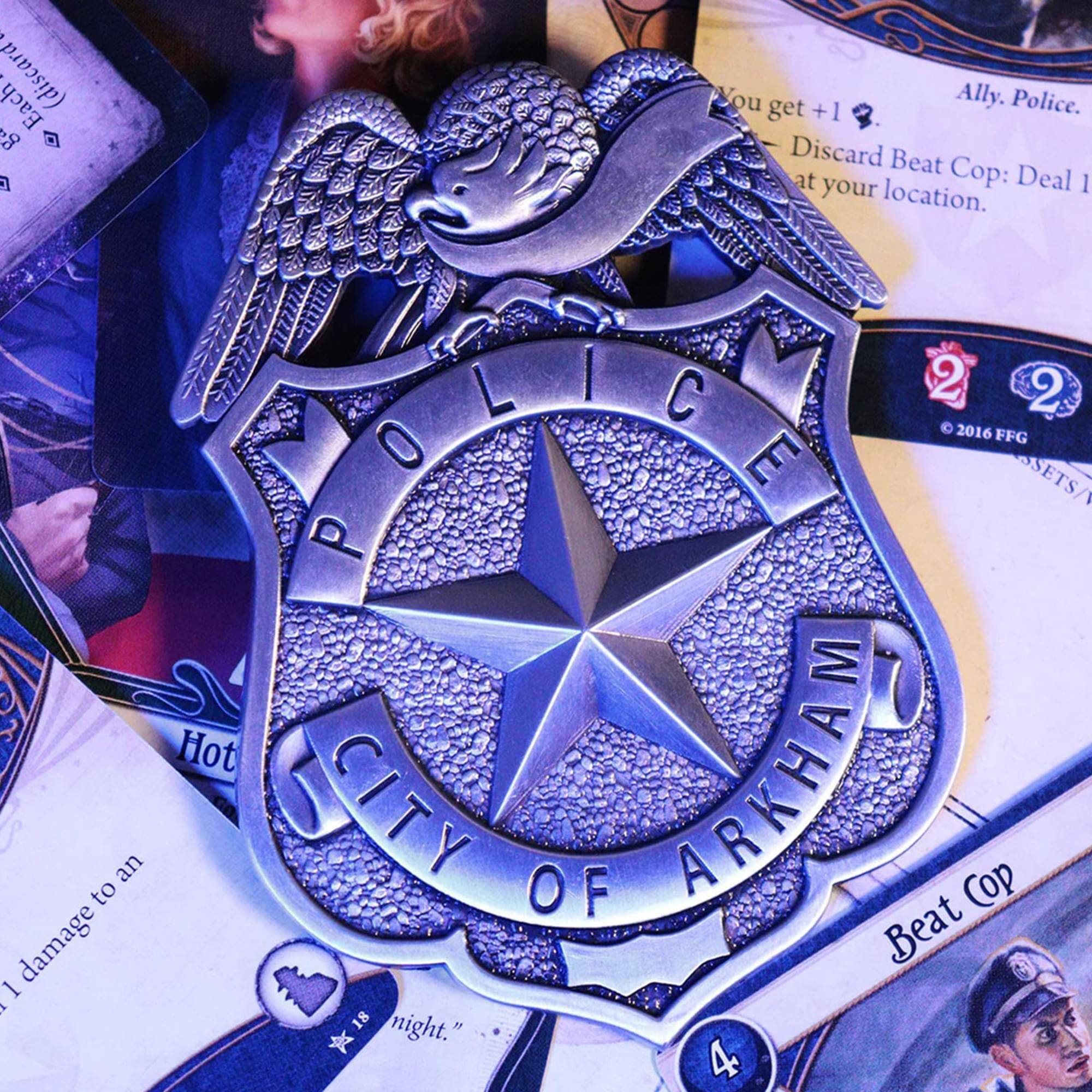 Each (discard 1 or get +1). Ally. Police. Discard Beat Cop: Deal 1 damage to an location. 2 2 0 2016 FFG SETS/1 P Hot to an CITY OF ARKHAM Cop damage Beat 1 y 18 night." 4