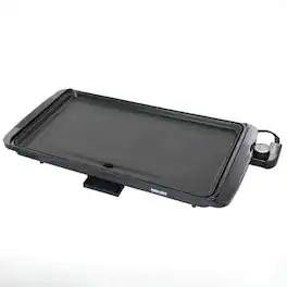 Better Chef - Family Size Cool Touch Electric Countertop Griddle - Black