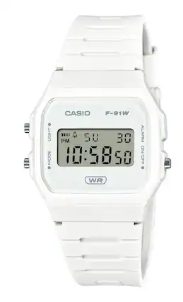 CASIO F-91W LIGHT PM 10:5850 ON/OFF ALARM MODE