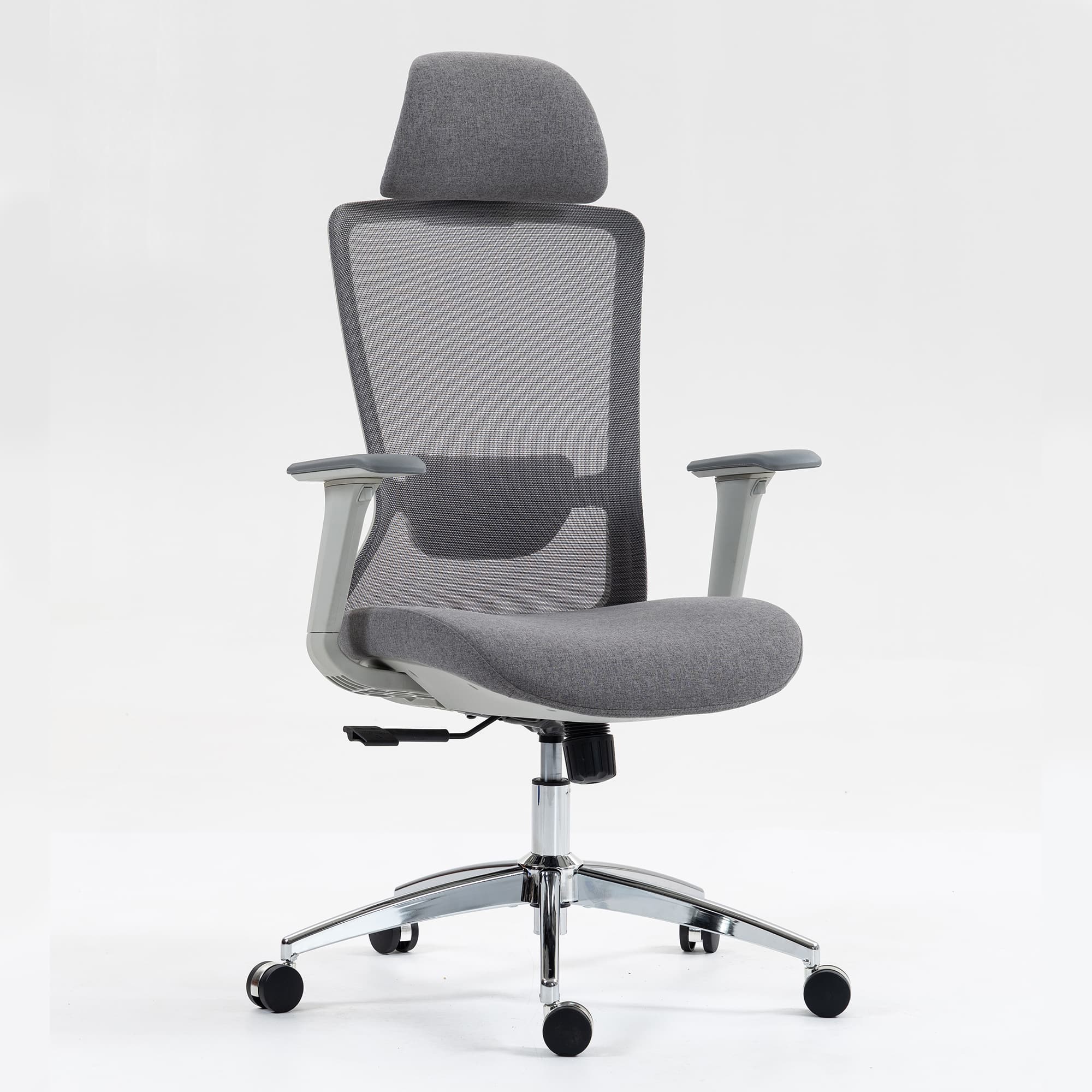 Spaco - Ergonomic High Back Mesh Executive Office Chair, for Home Office - Gray
