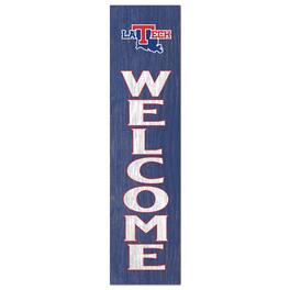 Jardine - Louisiana Tech Bulldogs 12'' x 48'' Welcome Outdoor Leaner - Blue