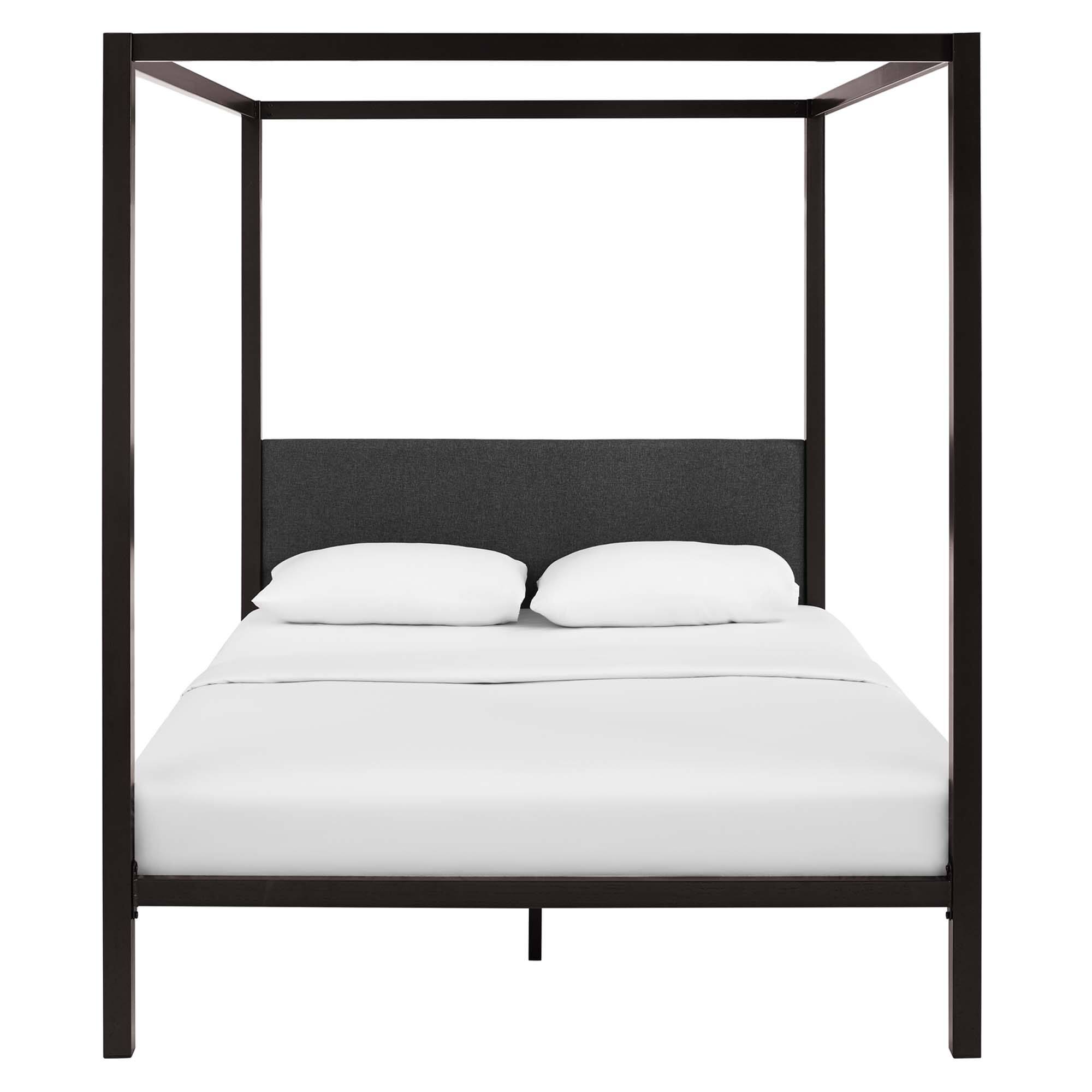 Alt View 2. Modway - Sutton Performance Velvet Twin Bed Frame - Blue.