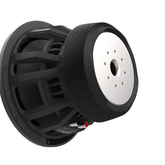 Angle. JBL - JBL ARENA 12 1600w Peak Pwr, Cast Basket, 2 ohm JBLSUBAR12AM - Black.