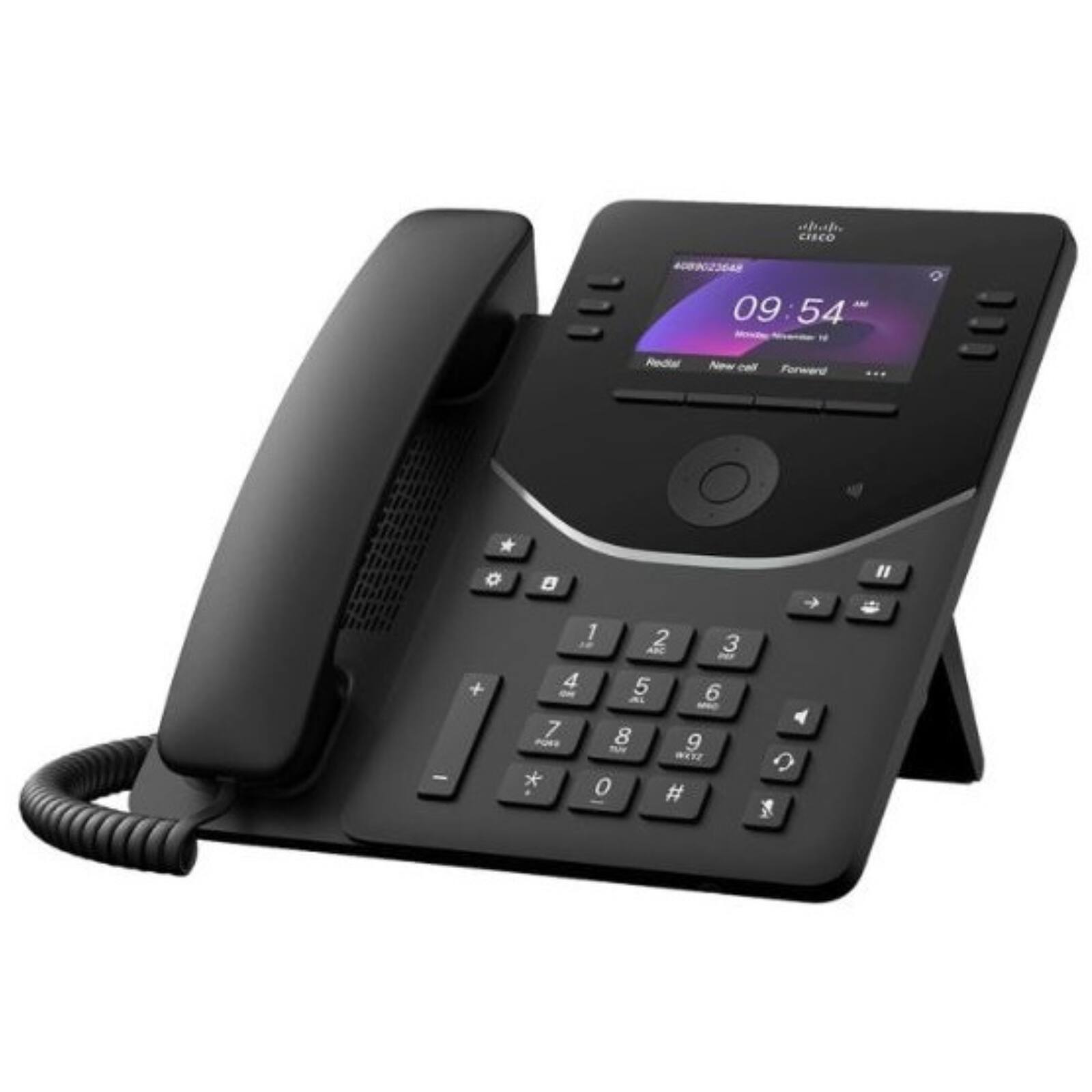 Cisco 4089023649  
09:54  
Recall  
Forward  
*  
1  
2  
3  
ABC  
4  
5  
6  
DEF  
7  
8  
9  
GHI  
*  
0  
JLK  
#  
MNO  
notgotnscribe  
Ny  
aOZ  
*  
o  
#  
4  
1  
" =