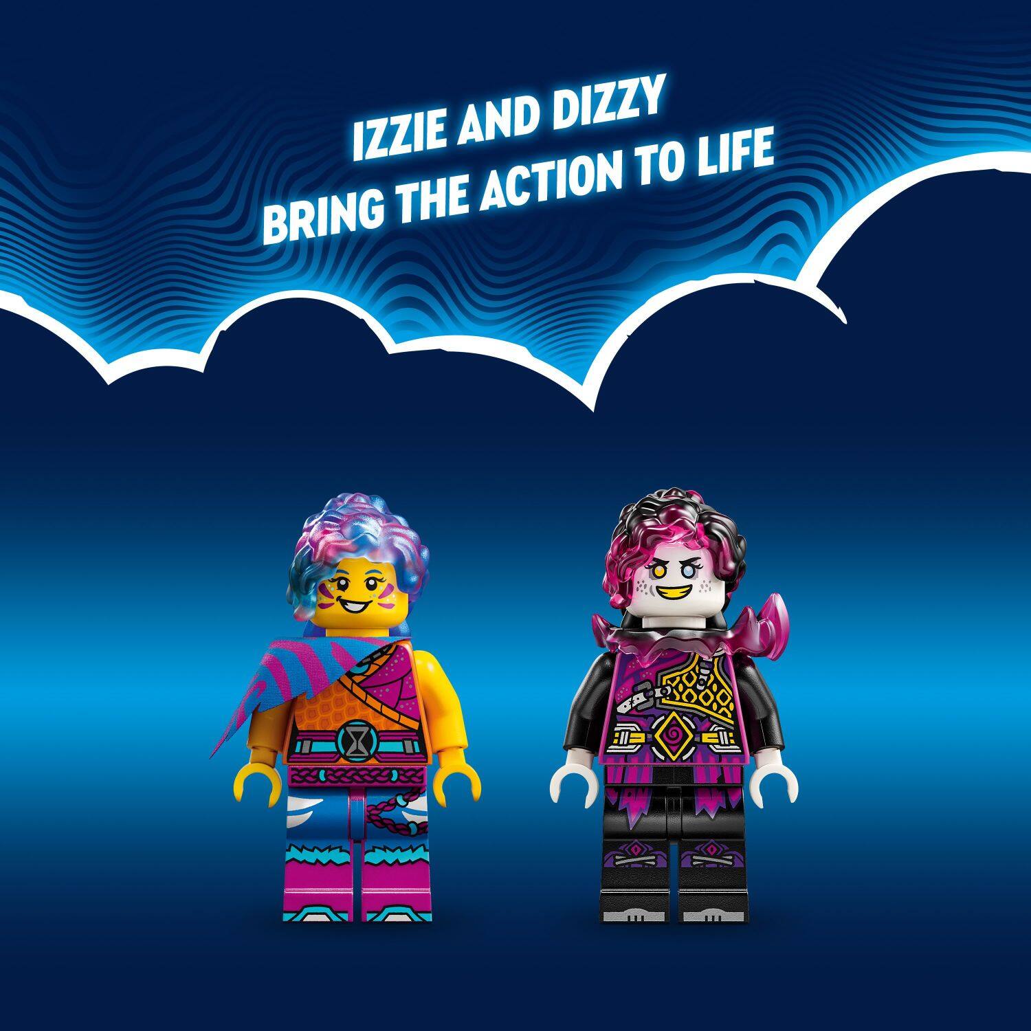 AND DIZZY IZZIE TO LIFE THE ACTION BRING