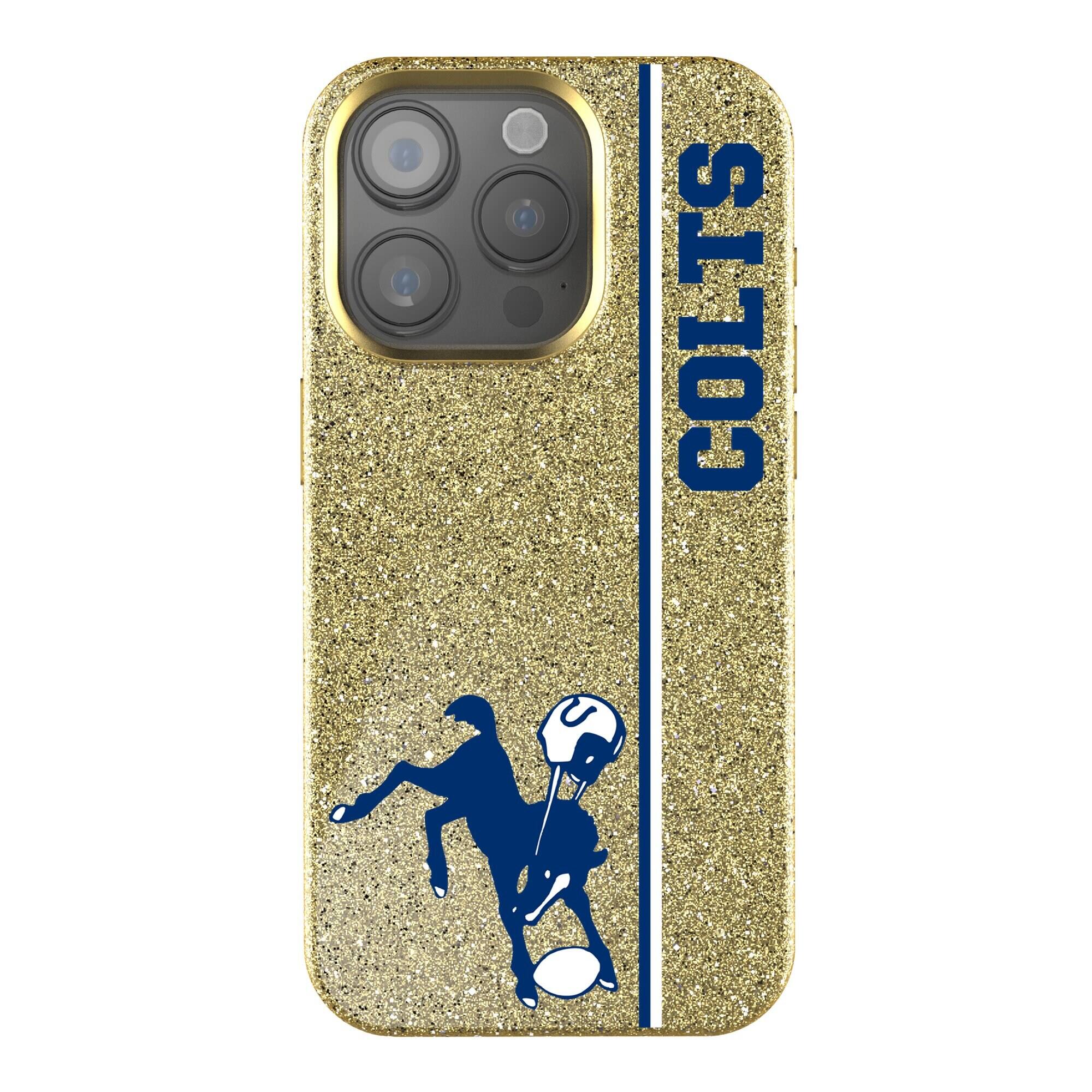 Front. Keyscaper - Gold Baltimore Colts iPhone Bling Case - 15 - Gold.