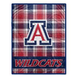 Pegasus - Arizona Wildcats 66" x 95" Oversized Plaid FAN-mily Ultra Cozy Blanket - Multicolor