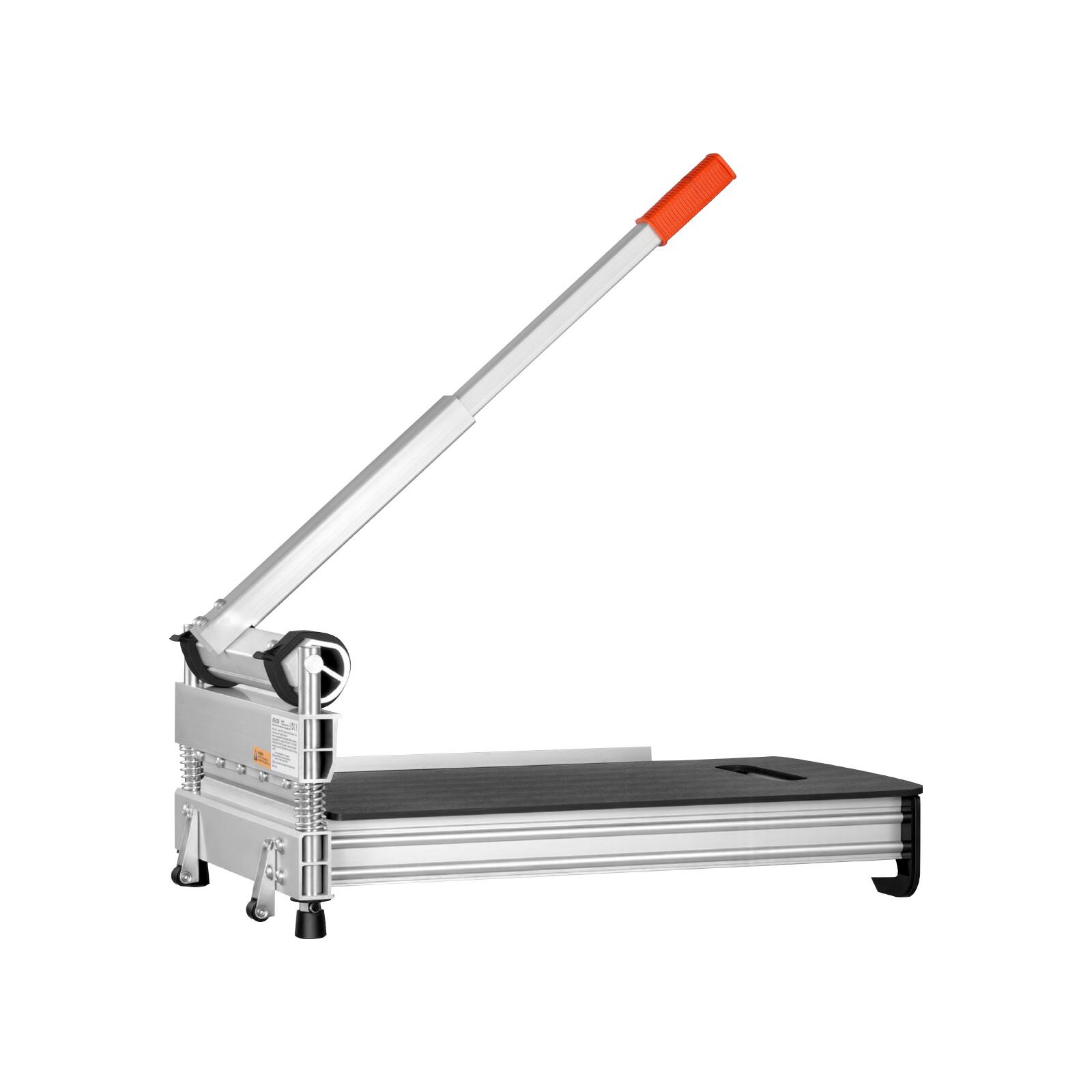 Alt View 5. VEVOR - 13 inch Vinyl Floor Cutter, 12mm Thick Laminate Flooring Cutter with 15°/30°/45° Adjustable Angle Settings - Black & Orange.