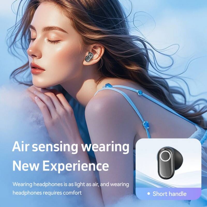 Air sensing wearing  
New Experience  

Wearing headphones is as light as air, and wearing headphones requires comfort  

Short handle