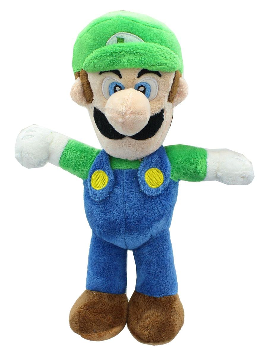Front. Super Mario Bros. - Nintendo Super Mario Bros. 12-Inch Luigi Plush.