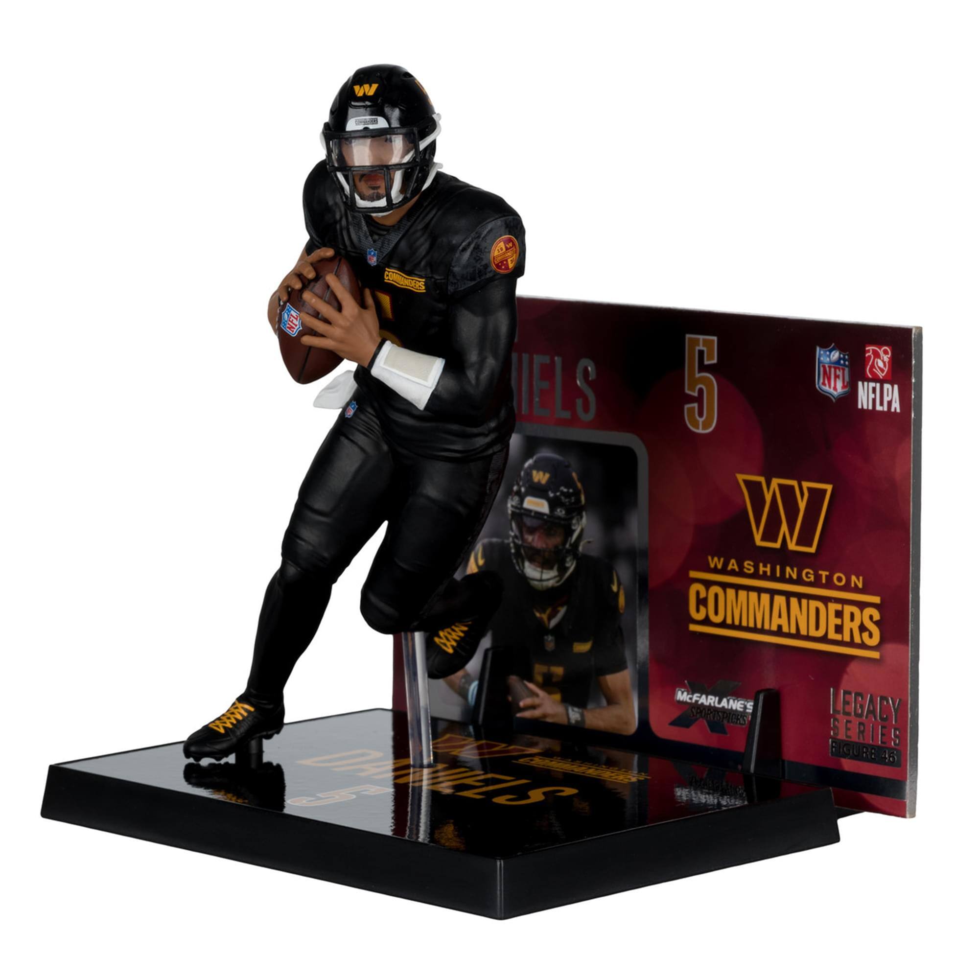NFL 78 IELS 5 NELPA W WASHINGTON COMMANDERS MCFARLANE'S LEGACY SERIES FIGURE 6 4