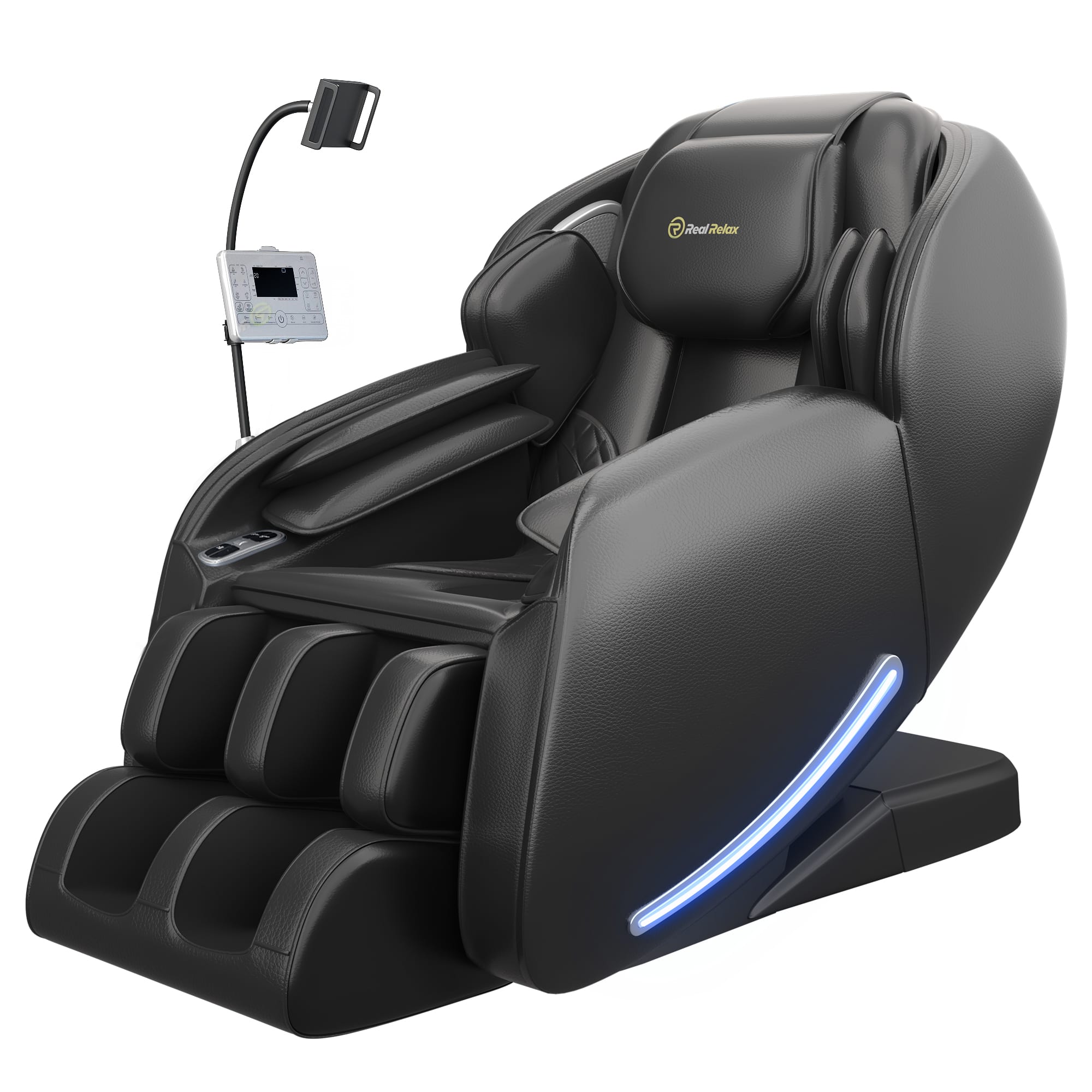 Essen Blissed - Favor-06 Massage Chair Full Body,Zero Gravity SL-Track with Upgraded Phone Controller and Holder - Black
