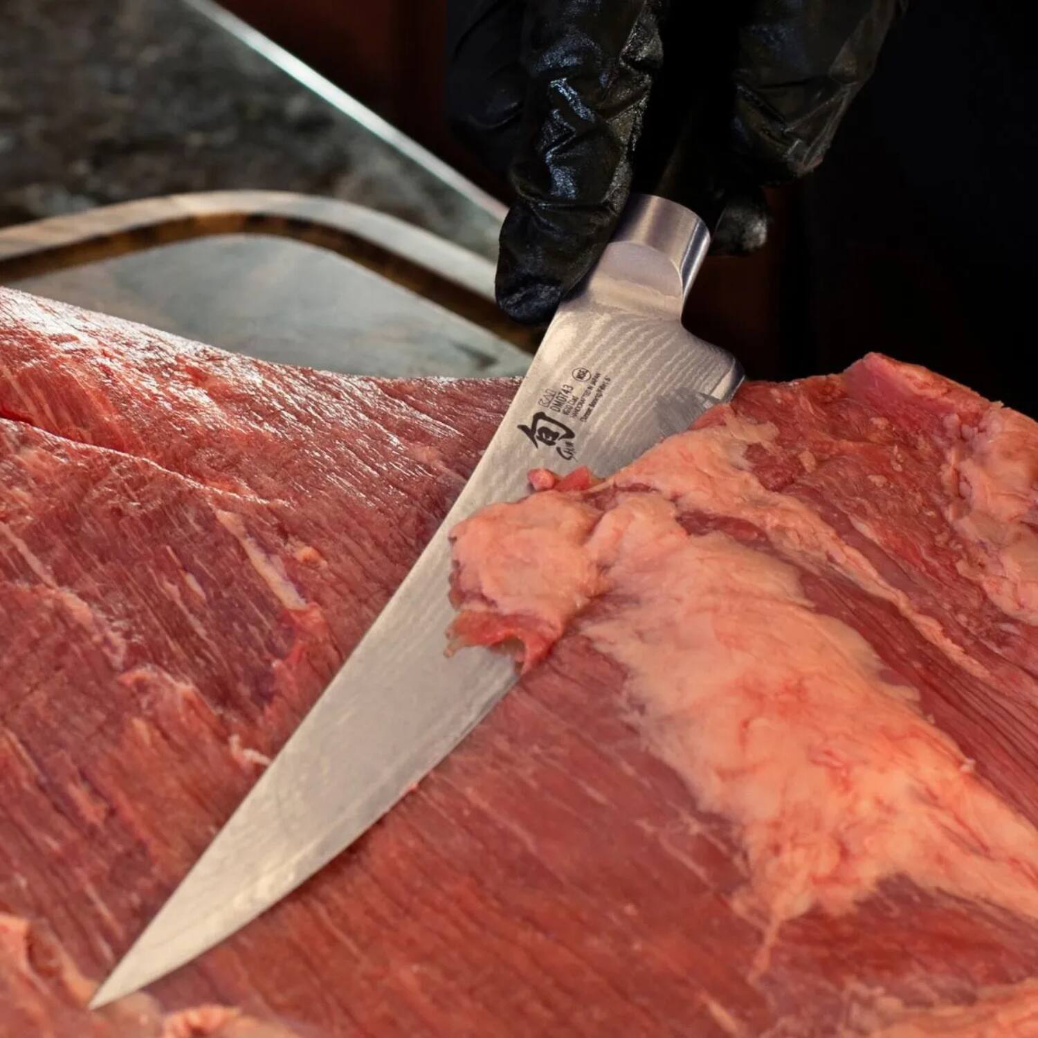 Back. Shun - Classic Gokujo Boning/Fillet Knife, 6 inch - Black.