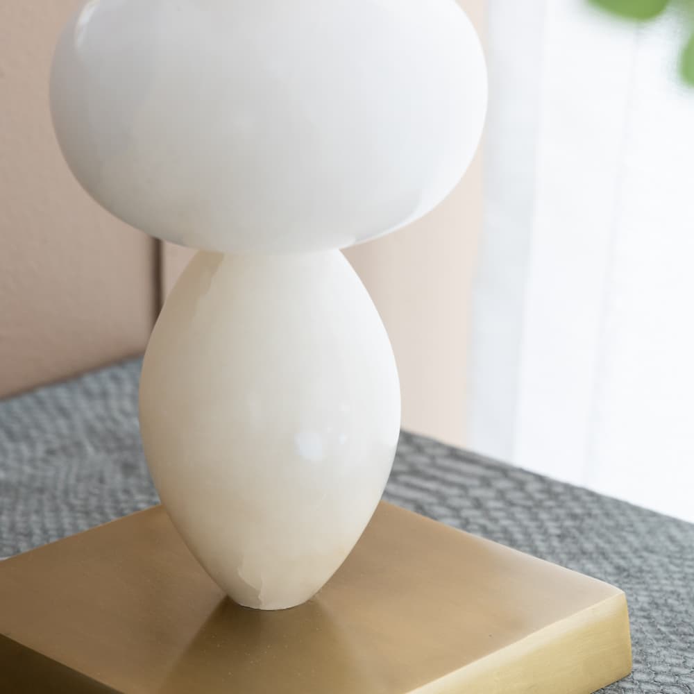 Alt View 8. Luckbyte - 14x26.3 Inch White Gold Three Tiered Round Table Lamp With Drum Shade Assembly Required.