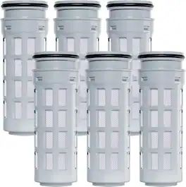Waterdrop - Replacement for Brita® Stream Pitcher Water Filter,Lasts 2 Months, Pack of 6 - Gray