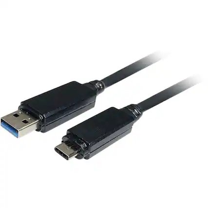 Front. Comprehensive Cable - Pro AV/IT USB 10G A Male to C Male AOC Active Plenum Cable 50ft.