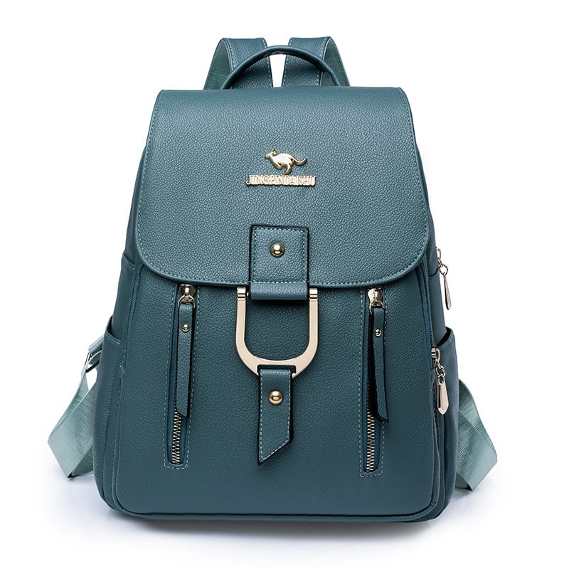 Auledio - Women's Fashion Backpack With Multiple Pockets, Large Capacity Wear-resistant Backpack For Travel, Shopping, Commuting - Blue