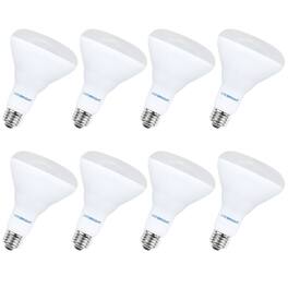VIRIBRIGHT - BR30 LED Bulb, 65W Equivalent, 700 Lumens, Dimmable, CEC, 90+ CRI, Cool 4000K (8-Pack) - White