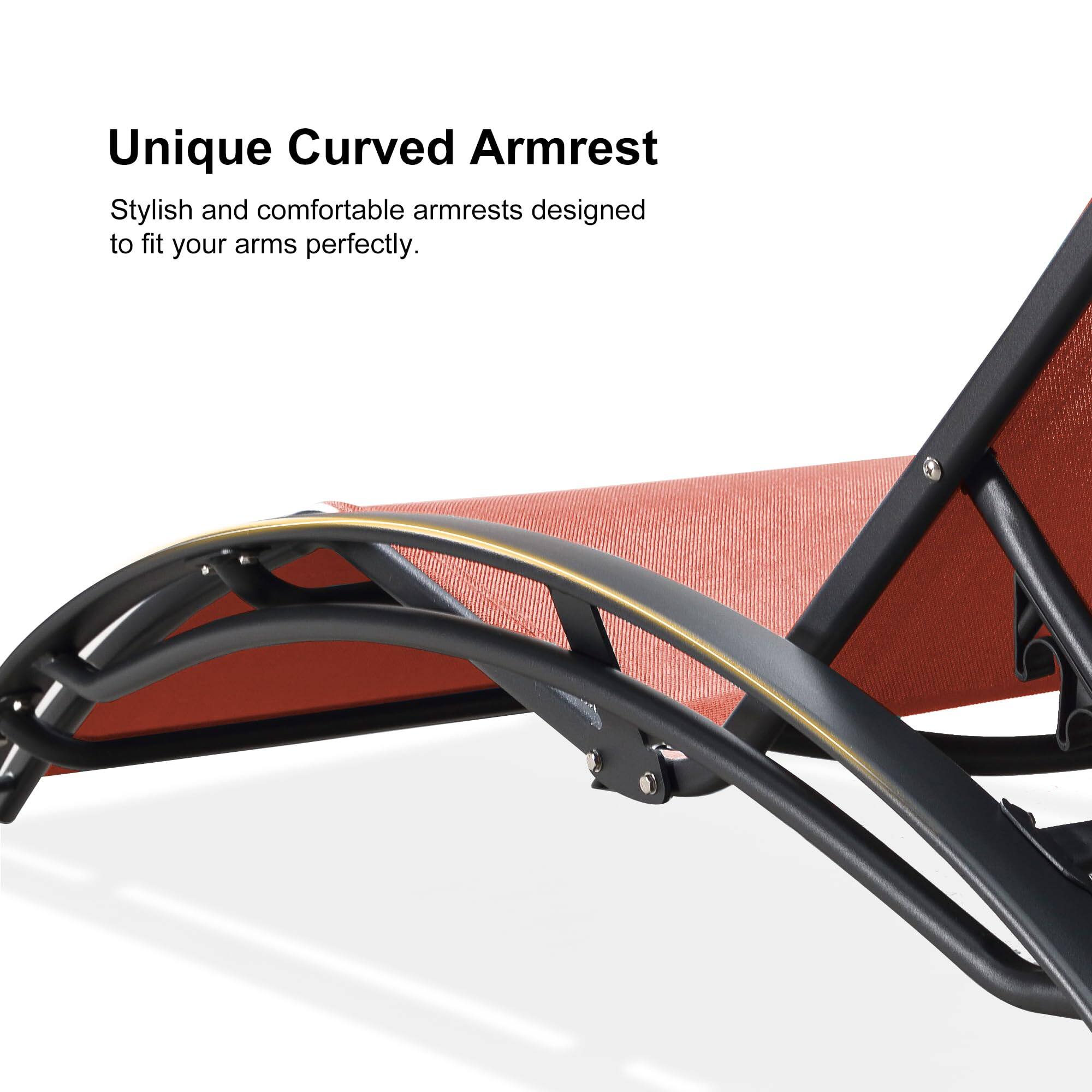 Unique Curved Armrest

Stylish and comfortable armrests designed to fit your arms perfectly.