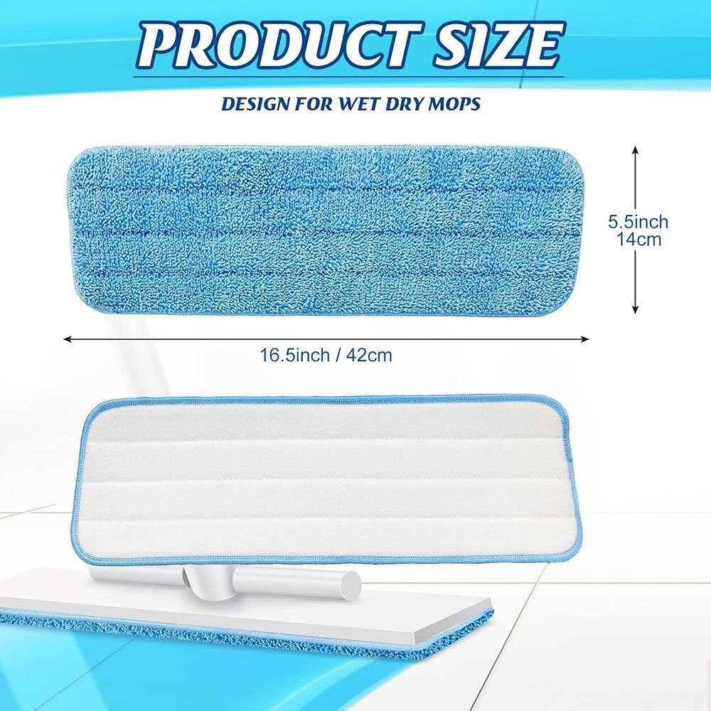 PRODUCT SIZE  
DESIGN FOR WET DRY MOPS  

16.5 inch / 42 cm  
5.5 inch / 14 cm