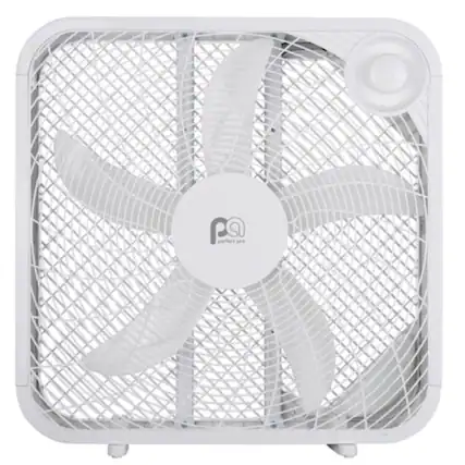 Front. Perfect Aire - Perfect Aire 20 in. H 3 speed Box Fan.