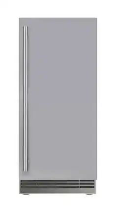Front. U-Line - U-Line 15"W. 2.8 Cu.Ft. Built-In Stainless Steel Compact Refrigerator - Stainless Steel.