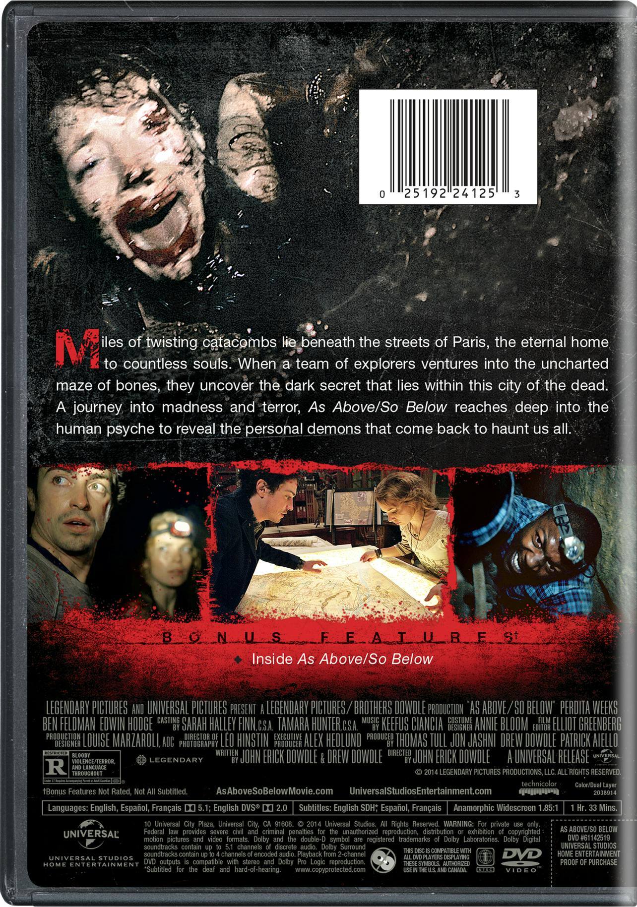 Angle. As Above, So Below [DVD].