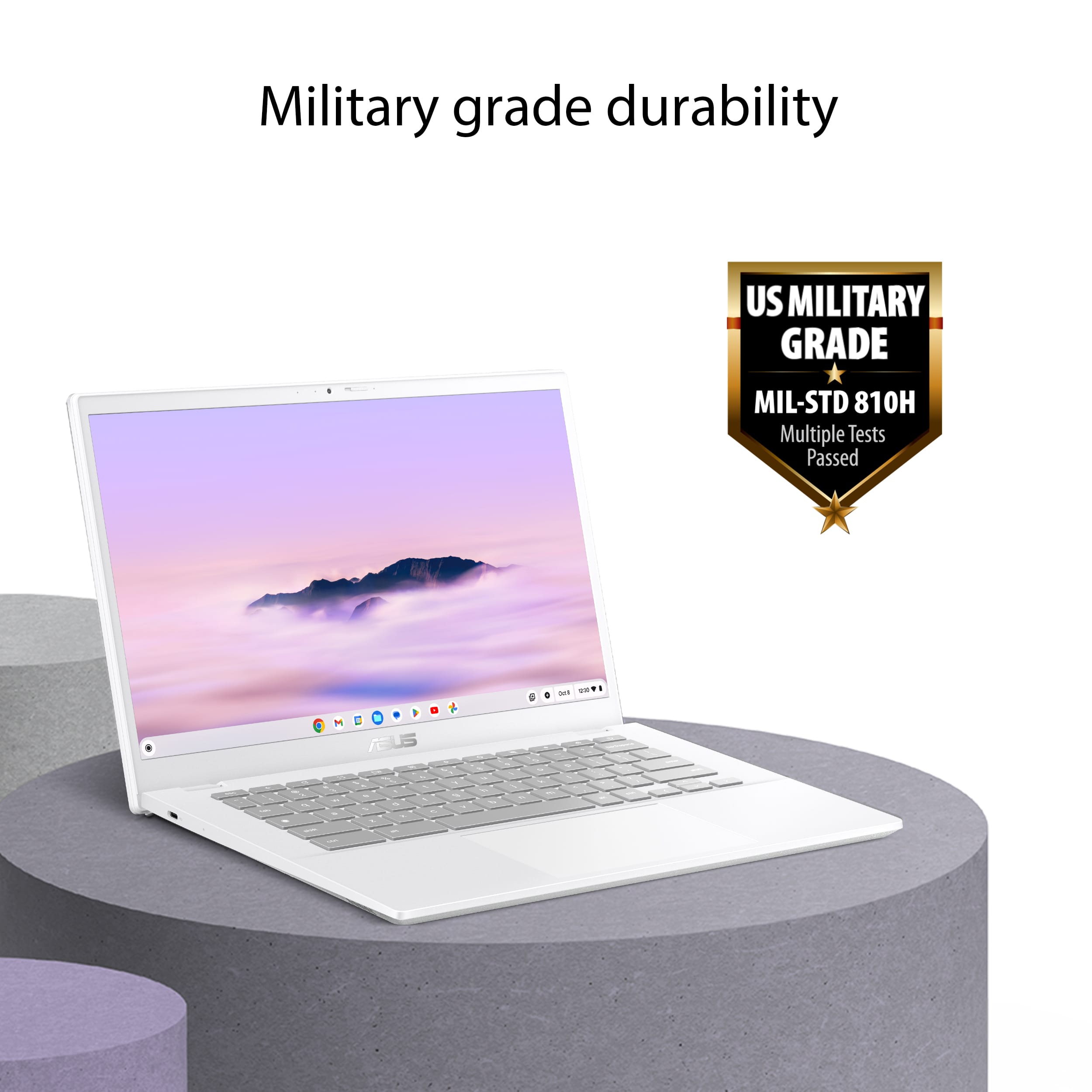 Military grade durability US Military Grade MIL-STD 810H Multiple Tests Passed