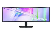 Samsung Viewfinity 49" S9 (S95UC) Dual QHD 1000R Curved Monitor (HDMI, USB, DisplayPort) - Black - Front_Zoom