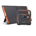 Jackery - Explorer 1000 v2 Portable Power Station + 100W Solar Panel (Ships in multiple packages) (1070 Wh Capacity) - Black