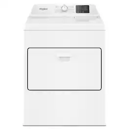 Whirlpool - 7.0 Cu. Ft. Electric Dryer with Adaptive Dry and Top Venting - White