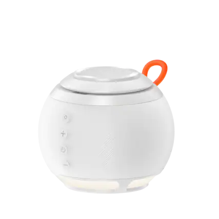 Front. Siljoy - 15W Fast Magnetic Wireless Charger,Bluetooth Speaker,Night Light, Compatible for All iPhone Series, Apple watch, AirPods - White.