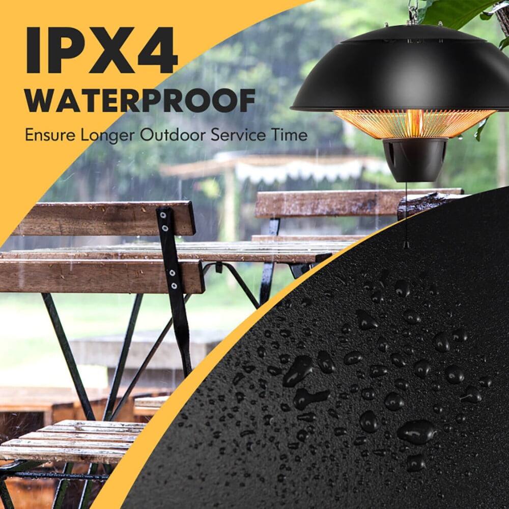 IPX4 WATERPROOF  
Ensure Longer Outdoor Service Time